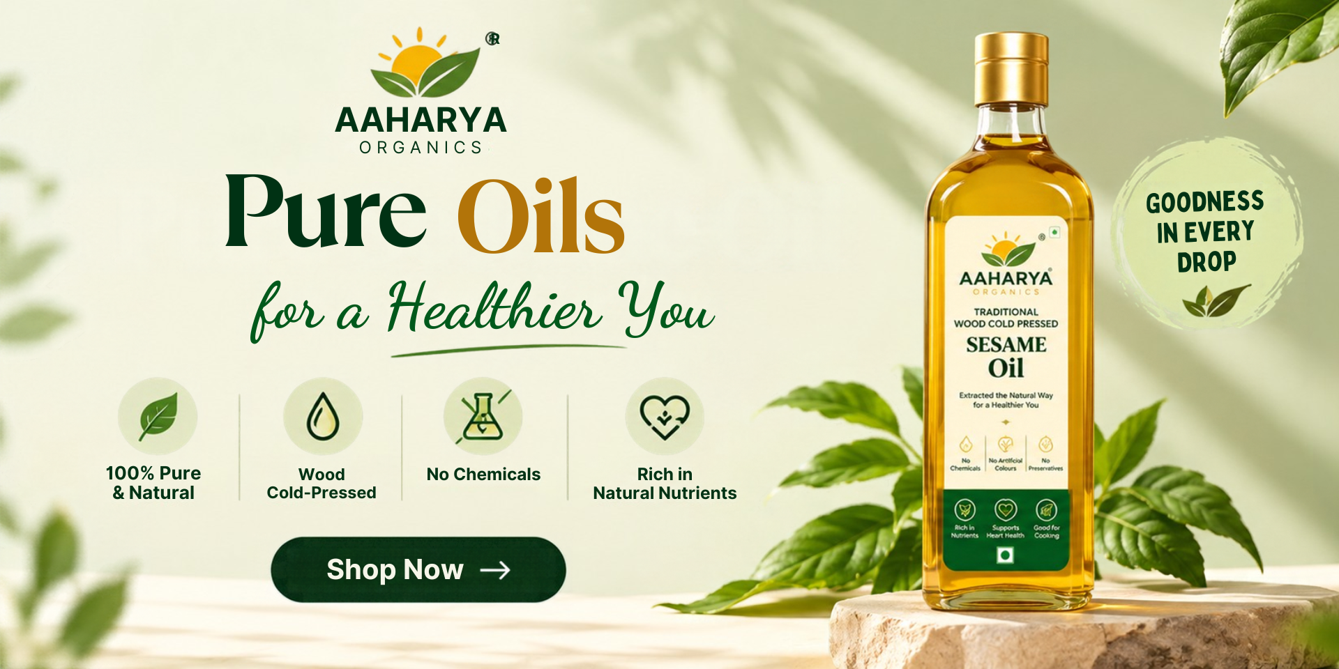 Aaharya Organics - Pure Oils for a Healthier You