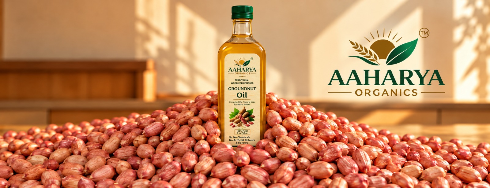 Aaharya Groundnut Oil